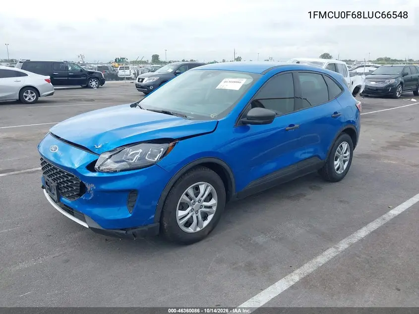 2020 FORD ESCAPE VIN 1FMCU0F68LUC66548 — фото 2