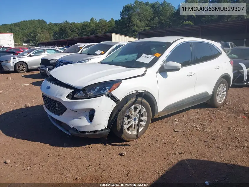 2021 FORD ESCAPE VIN 1FMCU0G63MUB29307 — фото 2