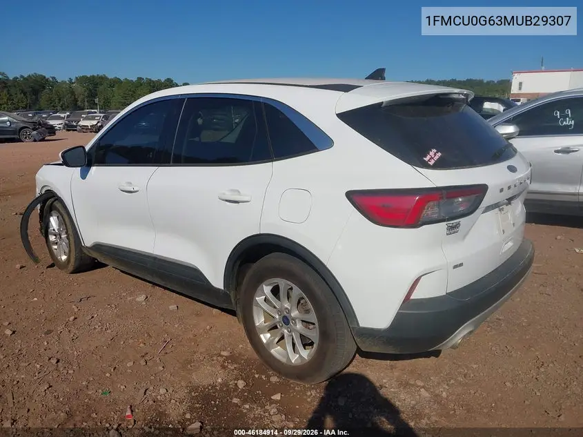 2021 FORD ESCAPE VIN 1FMCU0G63MUB29307 — фото 3