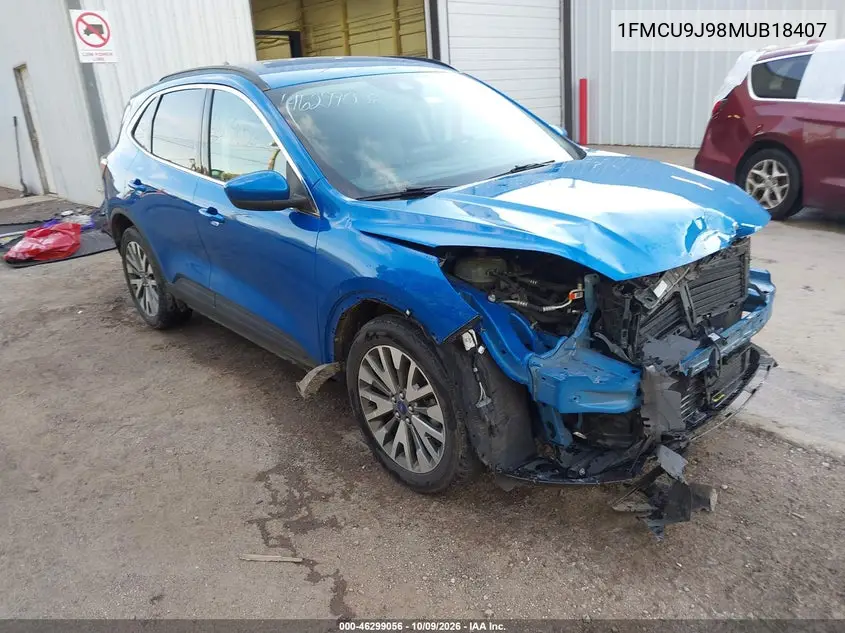 FORD ESCAPE 2021, VIN 1FMCU9J98MUB18407