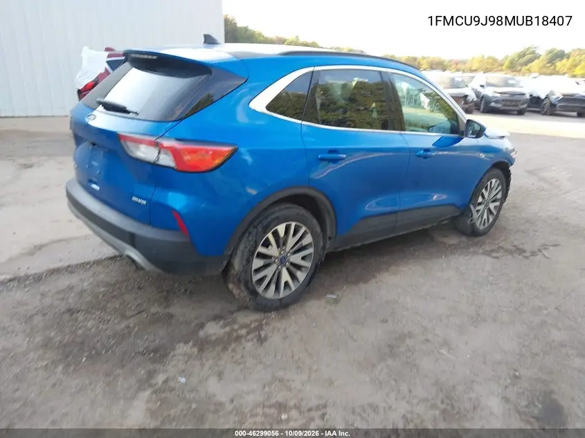2021 FORD ESCAPE VIN 1FMCU9J98MUB18407 — фото 4