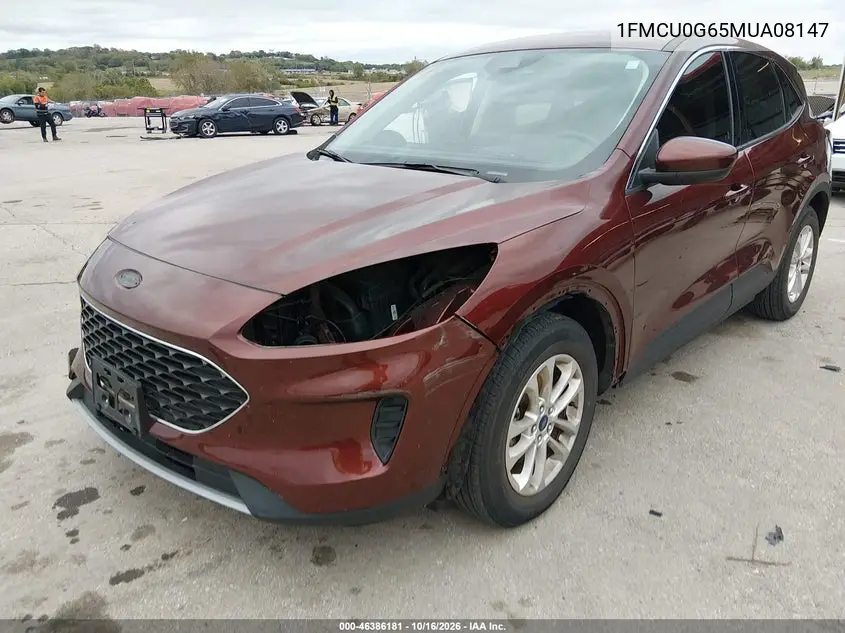 2021 FORD ESCAPE VIN 1FMCU0G65MUA08147 — фото 2