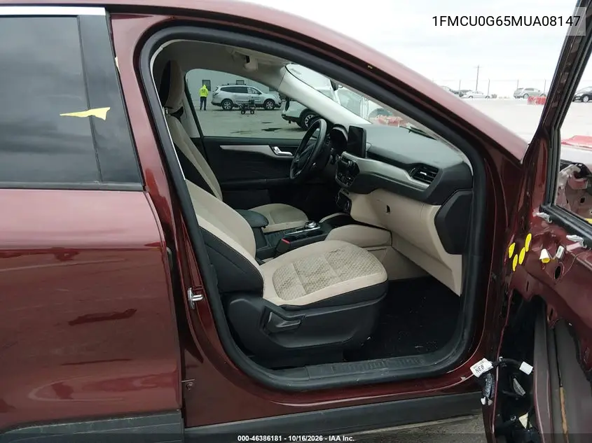 2021 FORD ESCAPE VIN 1FMCU0G65MUA08147 — фото 5