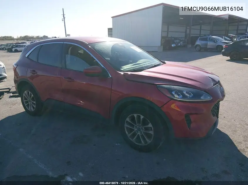 FORD ESCAPE 2021, VIN 1FMCU9G66MUB16104