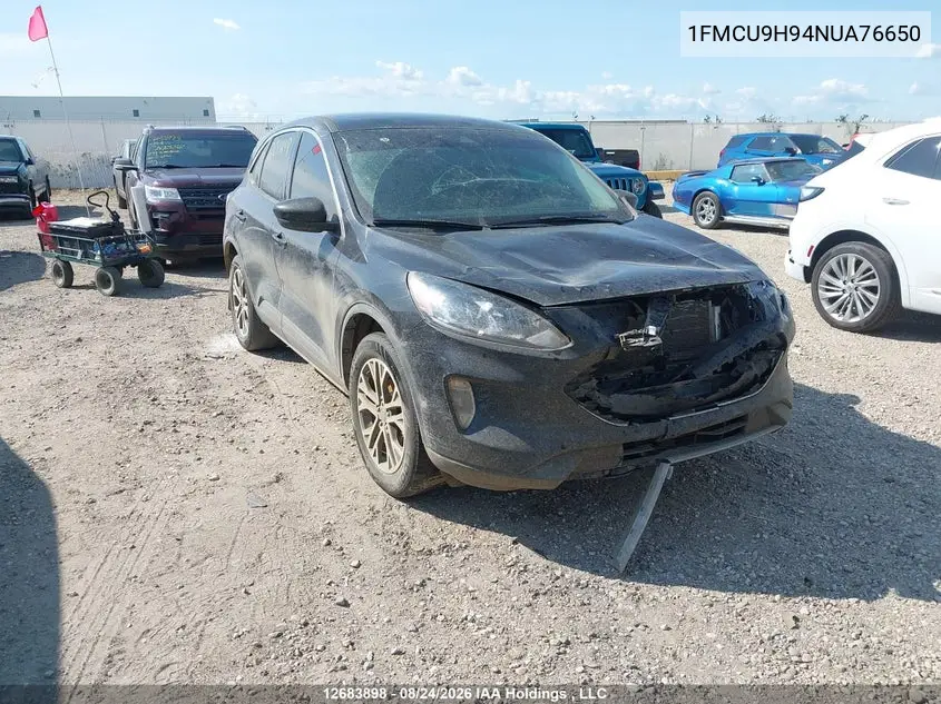 FORD ESCAPE 2022, VIN 1FMCU9H94NUA76650