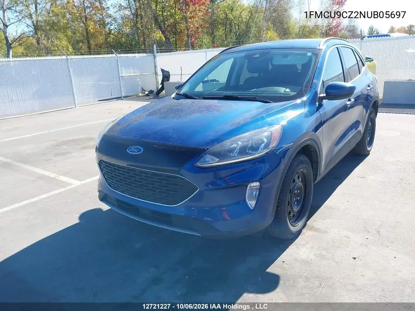 2022 FORD ESCAPE VIN 1FMCU9CZ2NUB05697 — фото 2