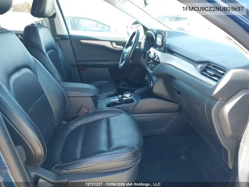 2022 FORD ESCAPE VIN 1FMCU9CZ2NUB05697 — фото 5