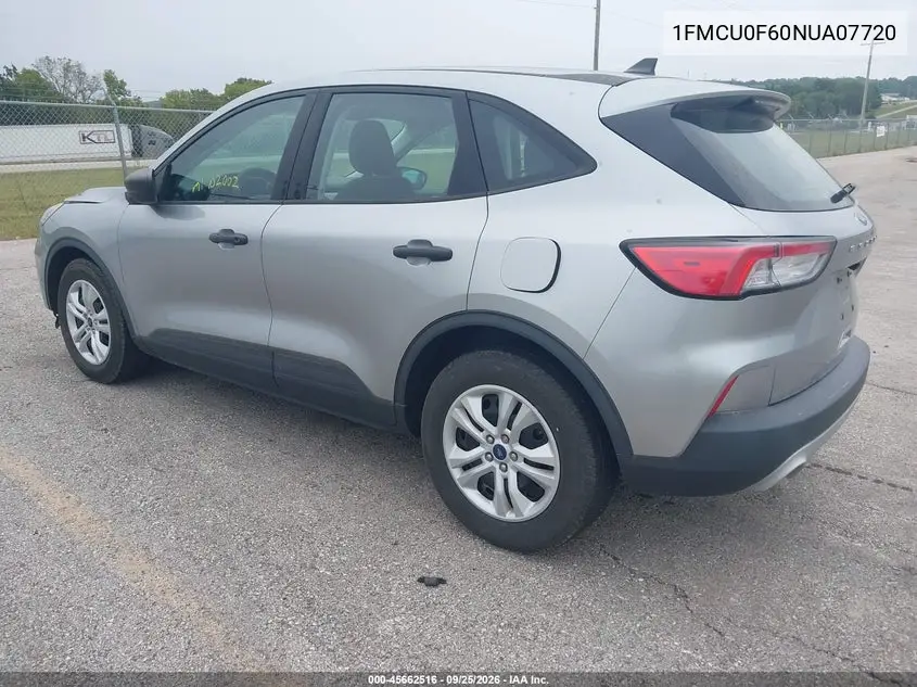 2022 FORD ESCAPE VIN 1FMCU0F60NUA07720 — фото 3