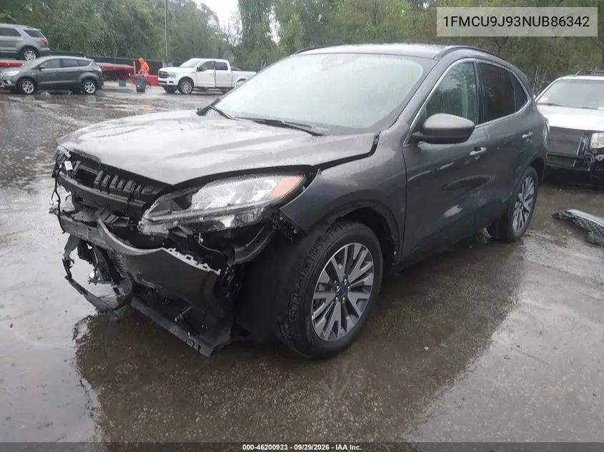 2022 FORD ESCAPE VIN 1FMCU9J93NUB86342 — фото 2