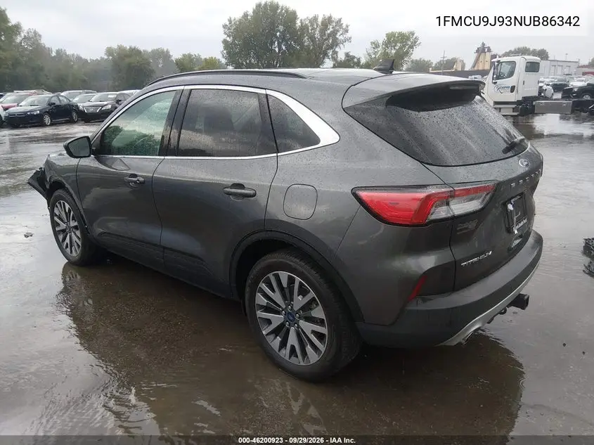 2022 FORD ESCAPE VIN 1FMCU9J93NUB86342 — фото 3