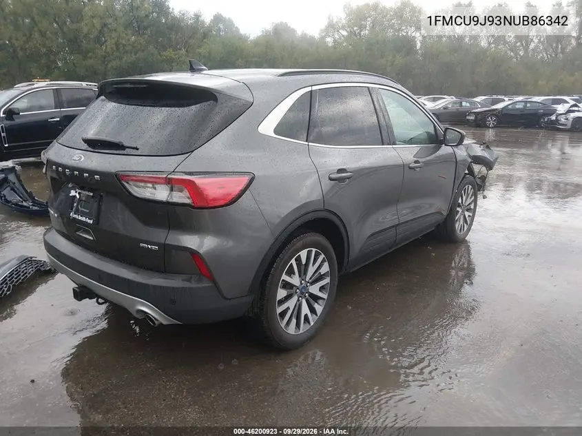 2022 FORD ESCAPE VIN 1FMCU9J93NUB86342 — фото 4