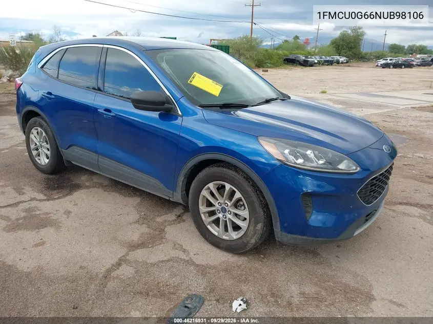 FORD ESCAPE 2022, VIN 1FMCU0G66NUB98106