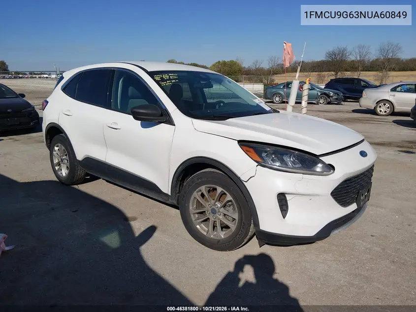 FORD ESCAPE 2022, VIN 1FMCU9G63NUA60849