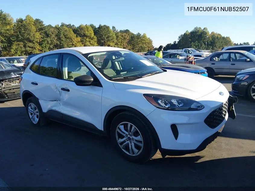 FORD ESCAPE 2022, VIN 1FMCU0F61NUB52507