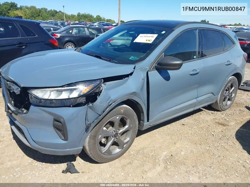 2024 FORD ESCAPE VIN 1FMCU9MN1RUB00847 — фото 2