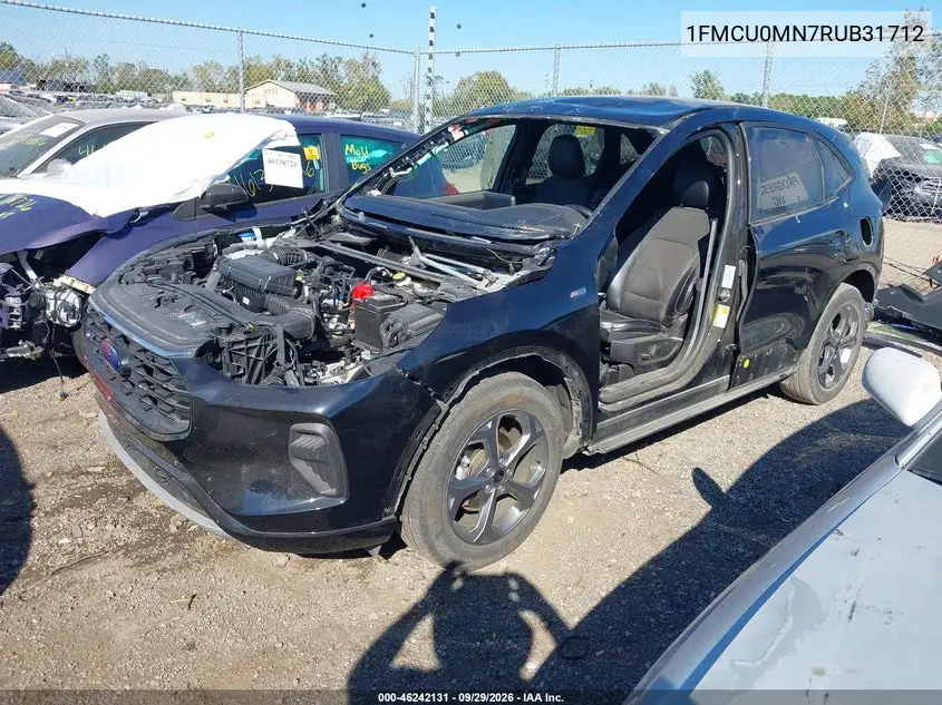 2024 FORD ESCAPE VIN 1FMCU0MN7RUB31712 — фото 2