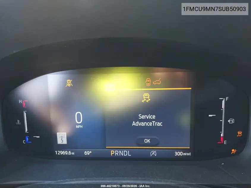 2025 FORD ESCAPE VIN 1FMCU9MN7SUB50903 — фото 7