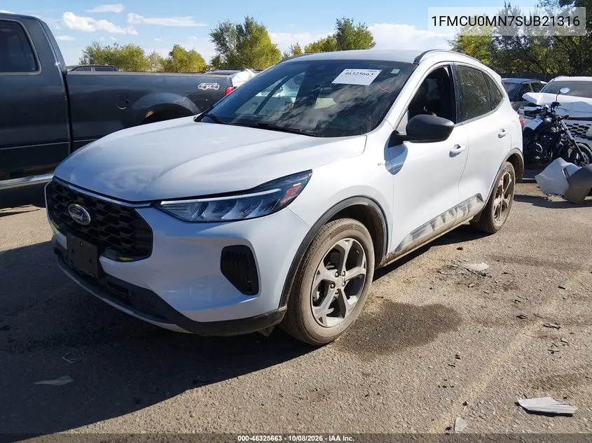 2025 FORD ESCAPE VIN 1FMCU0MN7SUB21316 — фото 2
