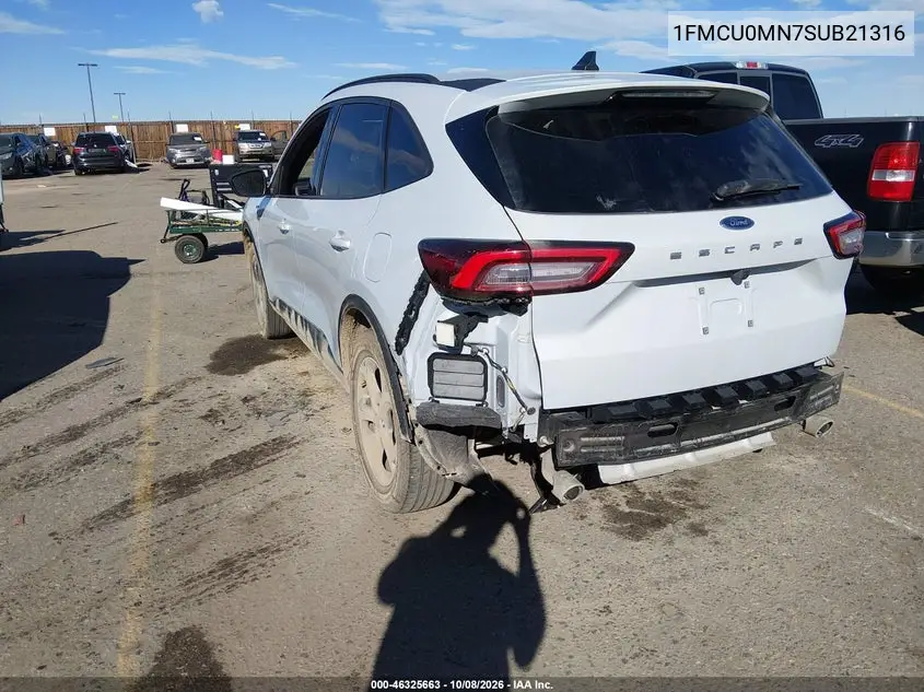 2025 FORD ESCAPE VIN 1FMCU0MN7SUB21316 — фото 3