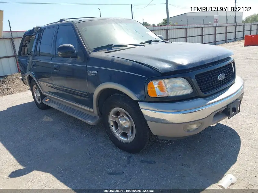 FORD EXPEDITION 2000, VIN 1FMRU17L9YLB72132