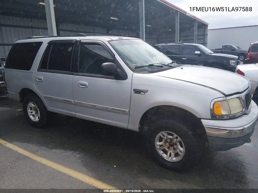 FORD EXPEDITION 2001, VIN 1FMEU16W51LA97588