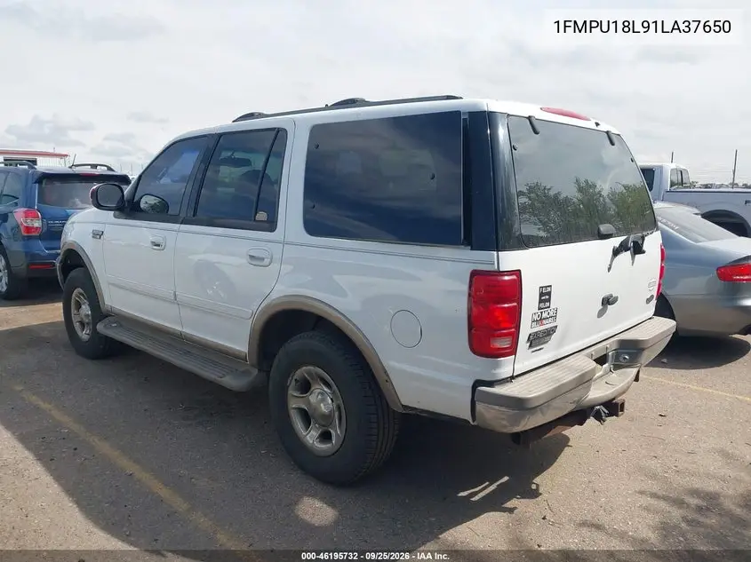 2001 FORD EXPEDITION VIN 1FMPU18L91LA37650 — фото 3