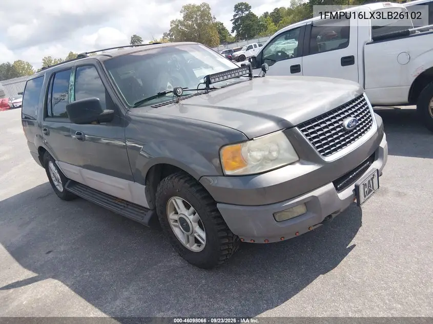 FORD EXPEDITION 2003, VIN 1FMPU16LX3LB26102