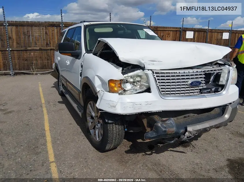 FORD EXPEDITION 2003, VIN 1FMFU18L13LC04937