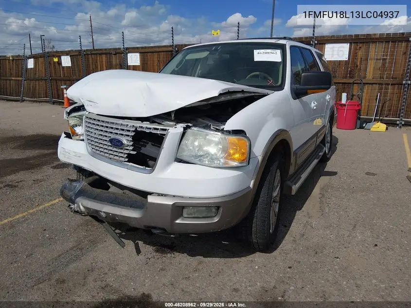 2003 FORD EXPEDITION VIN 1FMFU18L13LC04937 — фото 2