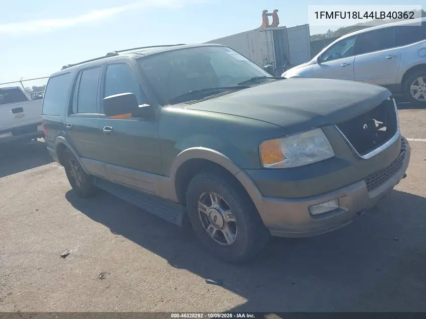 FORD EXPEDITION 2004, VIN 1FMFU18L44LB40362