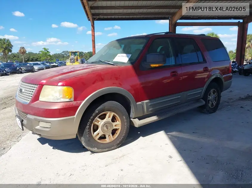 2004 FORD EXPEDITION VIN 1FMPU18LX4LA02605 — фото 2