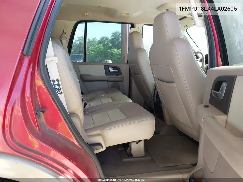 2004 FORD EXPEDITION VIN 1FMPU18LX4LA02605 — фото 8