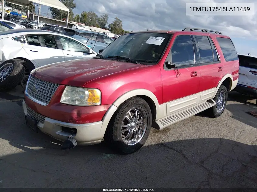 2005 FORD EXPEDITION VIN 1FMFU17545LA11459 — фото 2