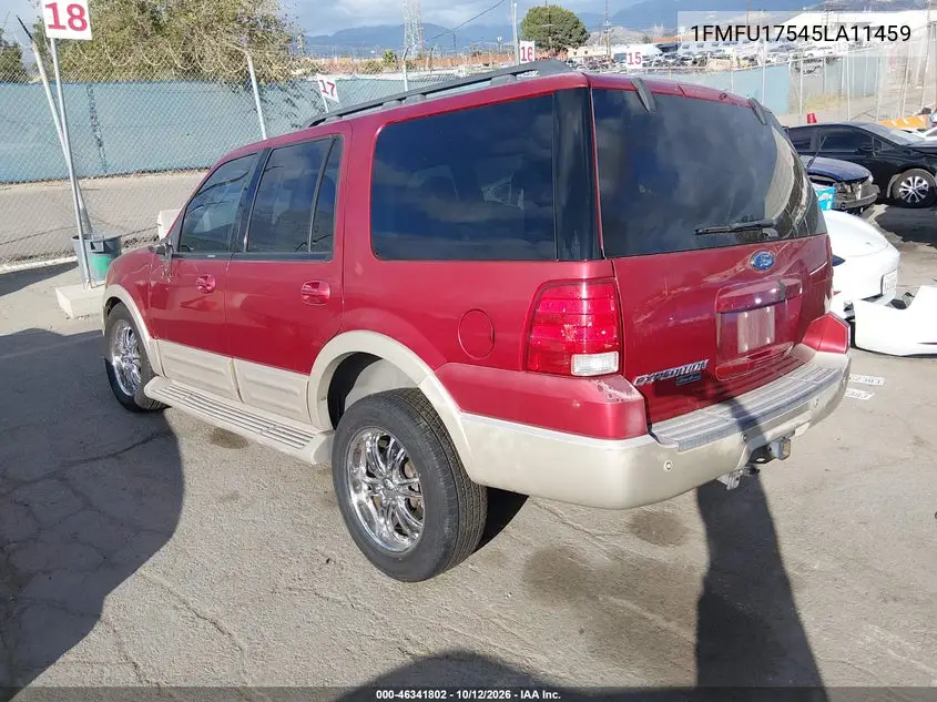 2005 FORD EXPEDITION VIN 1FMFU17545LA11459 — фото 3