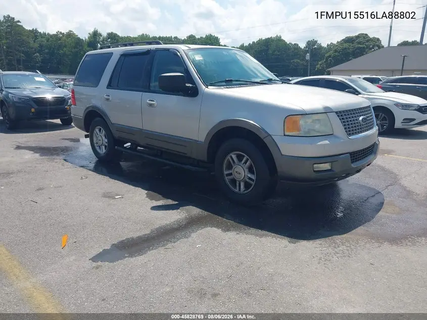 FORD EXPEDITION 2006, VIN 1FMPU15516LA88802