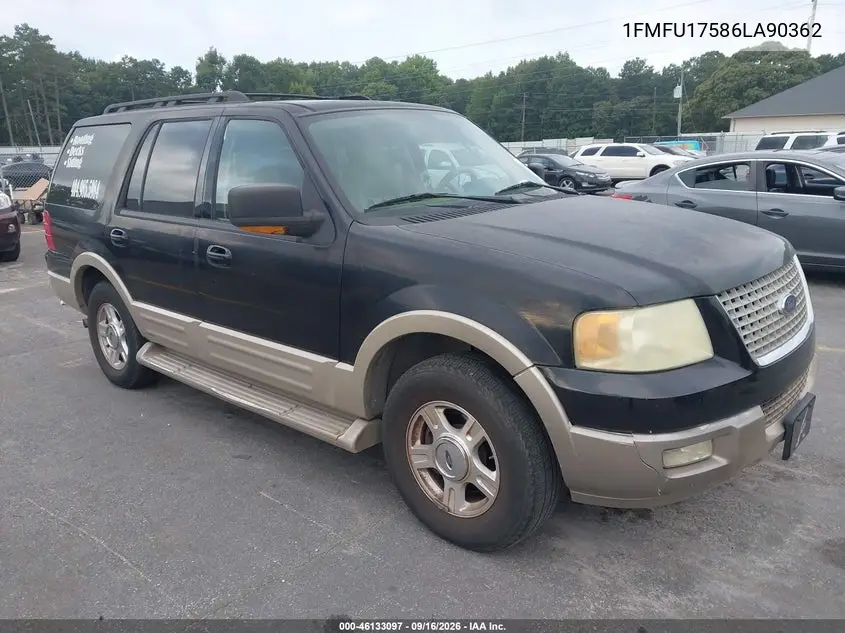 FORD EXPEDITION 2006, VIN 1FMFU17586LA90362