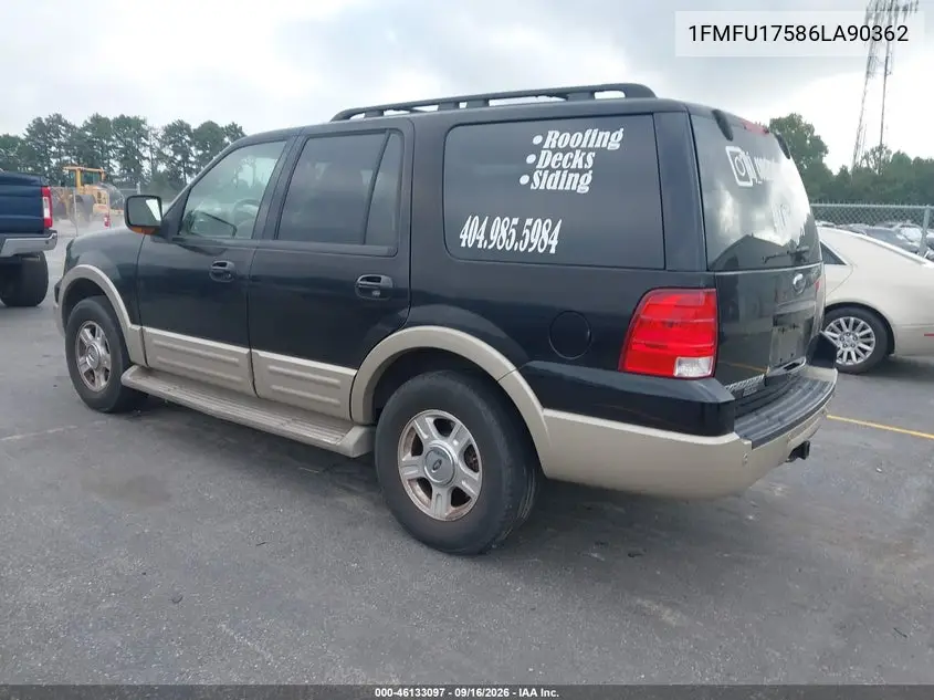 2006 FORD EXPEDITION VIN 1FMFU17586LA90362 — фото 3