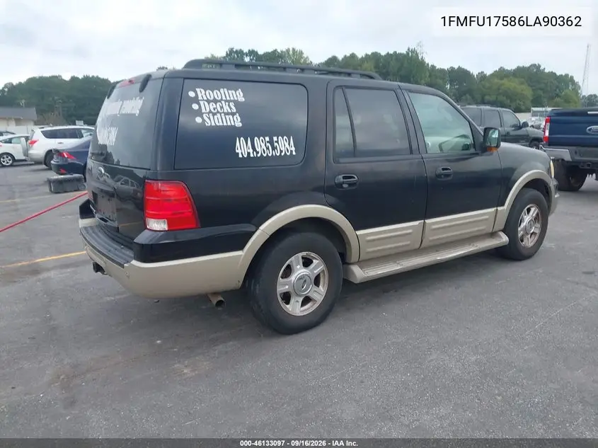 2006 FORD EXPEDITION VIN 1FMFU17586LA90362 — фото 4