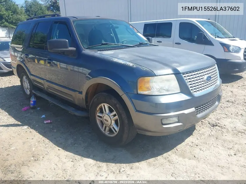 FORD EXPEDITION 2006, VIN 1FMPU15526LA37602