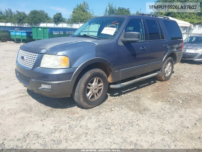 2006 FORD EXPEDITION VIN 1FMPU15526LA37602 — фото 2