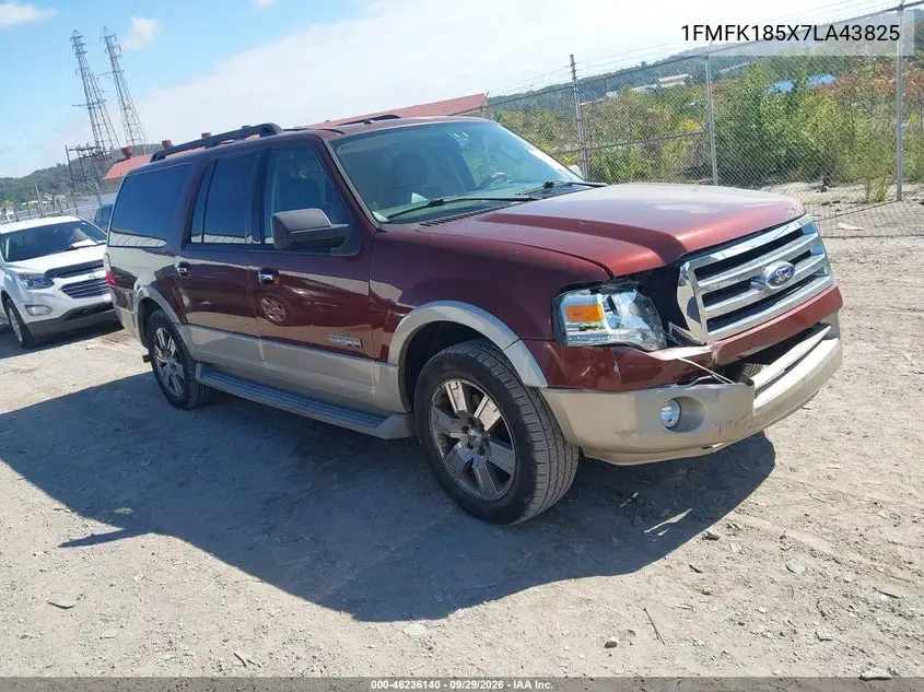 FORD EXPEDITION 2007, VIN 1FMFK185X7LA43825