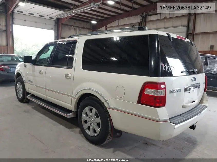 2008 FORD EXPEDITION VIN 1FMFK20538LA32149 — фото 3