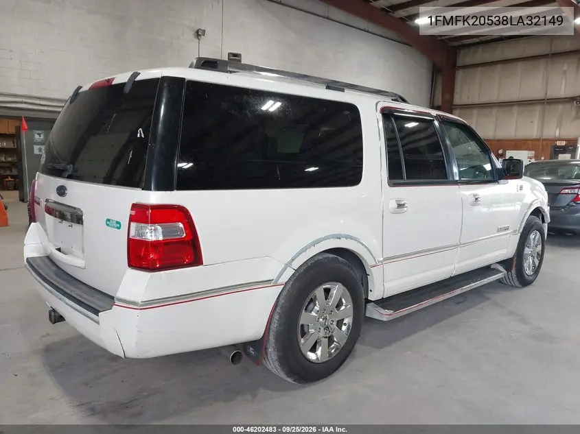 2008 FORD EXPEDITION VIN 1FMFK20538LA32149 — фото 4
