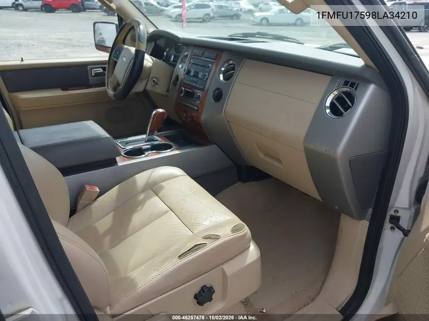 2008 FORD EXPEDITION VIN 1FMFU17598LA34210 — фото 5