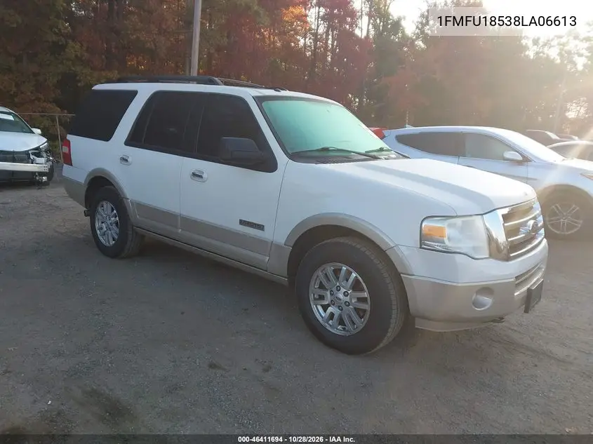 FORD EXPEDITION 2008, VIN 1FMFU18538LA06613