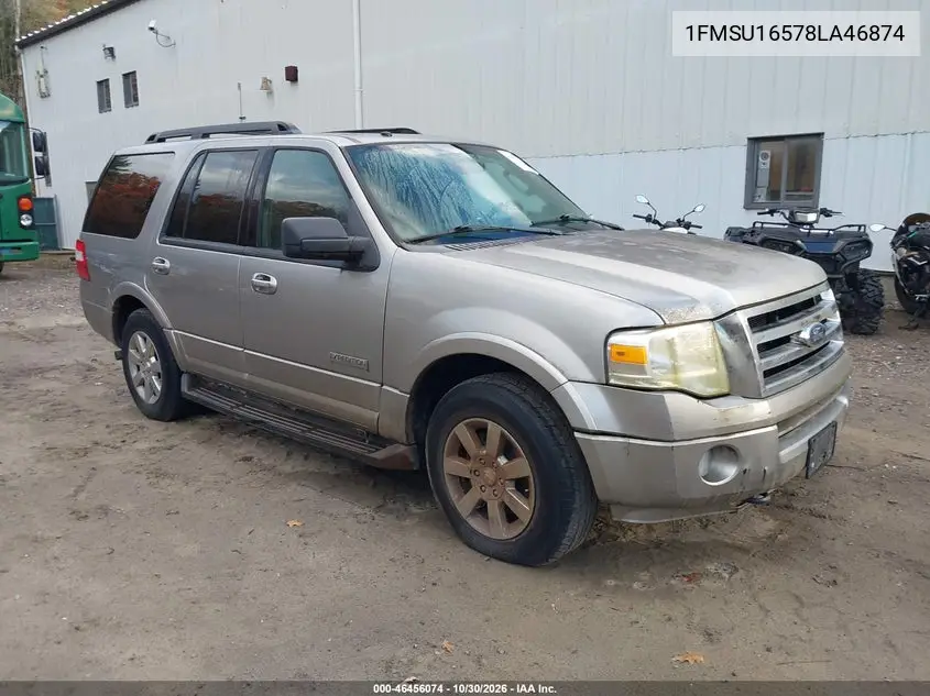 FORD EXPEDITION 2008, VIN 1FMFU16578LA46874