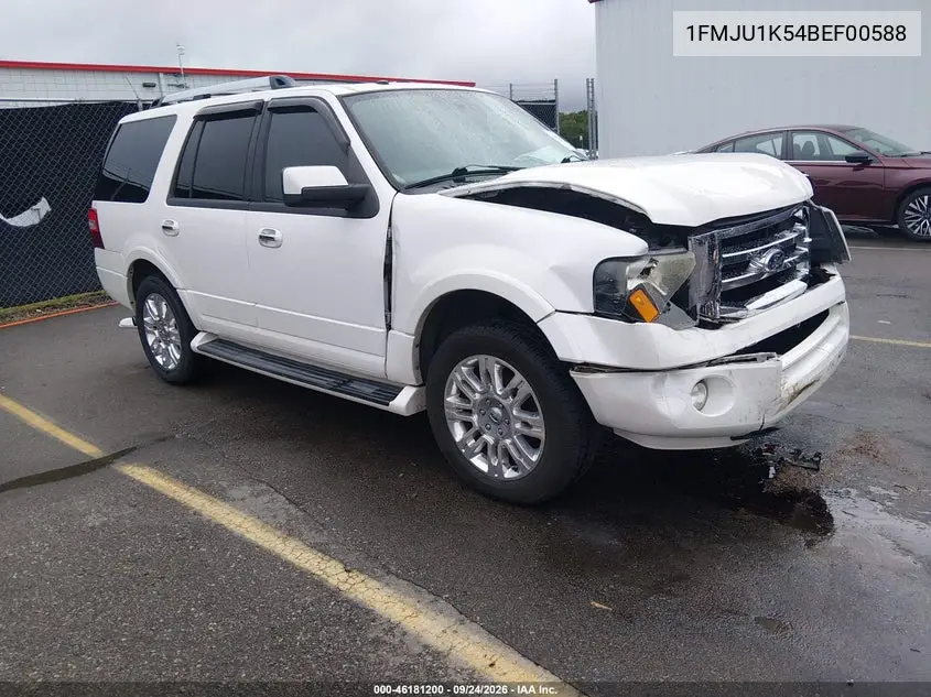 FORD EXPEDITION 2011, VIN 1FMJU1K54BEF00588