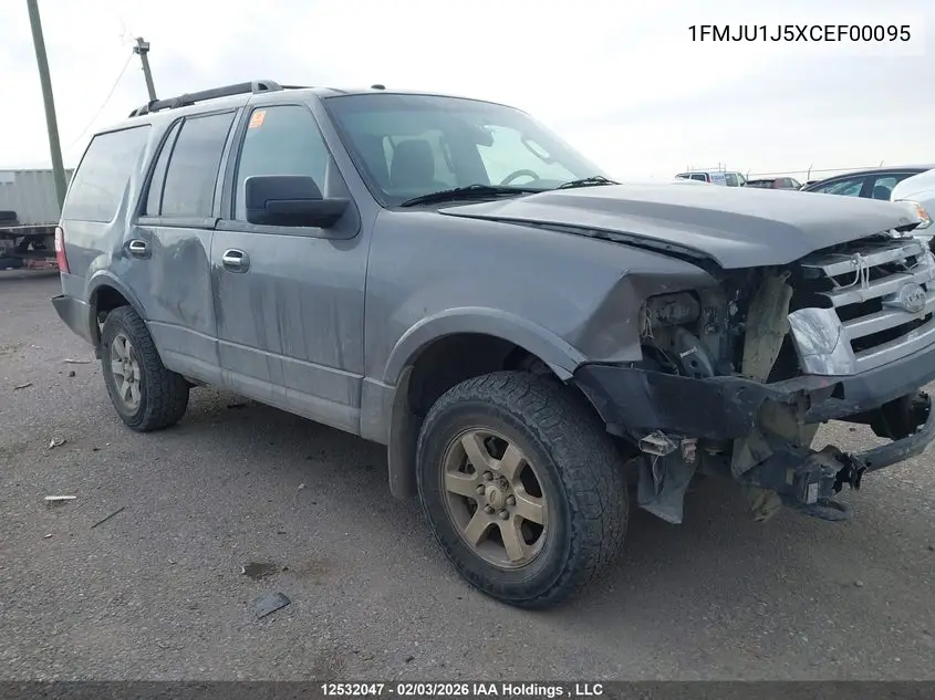 FORD EXPEDITION 2012, VIN 1FMJU1J5XCEF00095