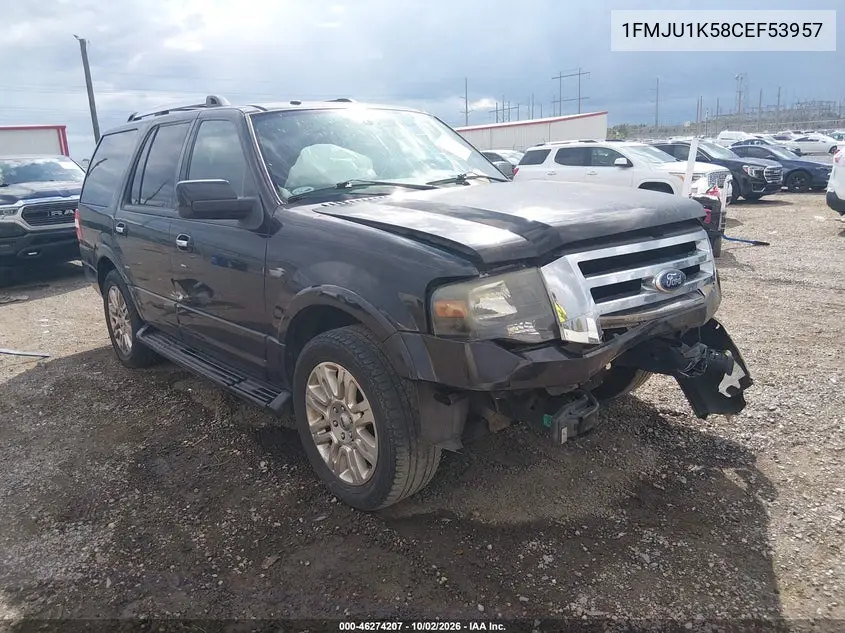 FORD EXPEDITION 2012, VIN 1FMJU1K58CEF53957