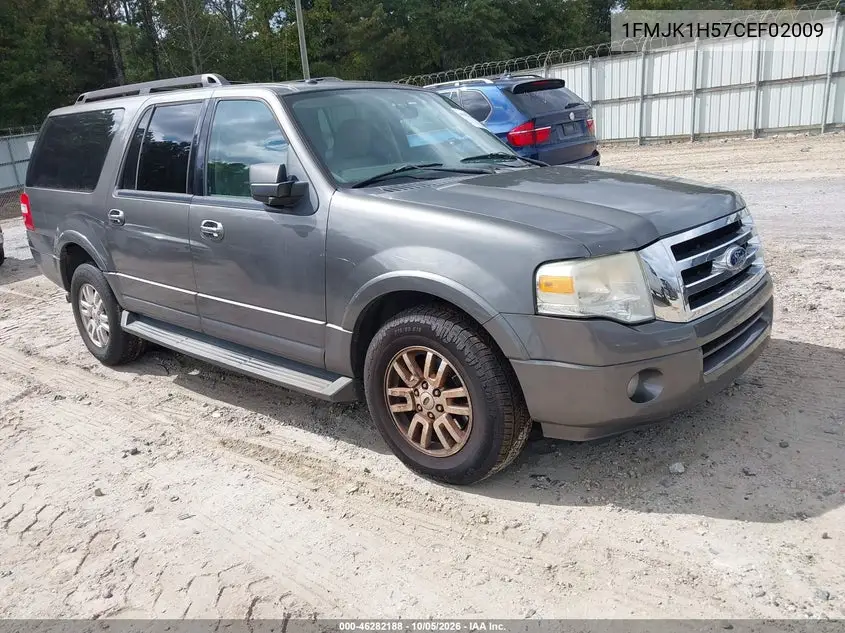 FORD EXPEDITION 2012, VIN 1FMJK1H57CEF02009